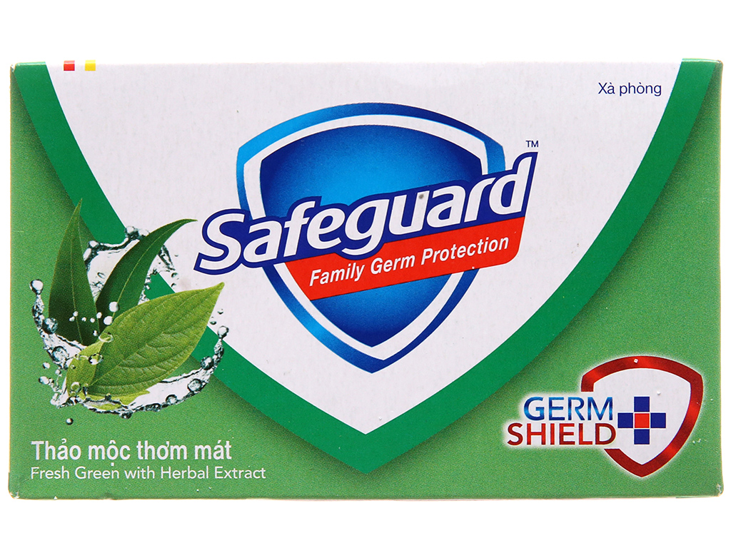 Xà bông Safeguard Thảo Mộc Thơm Mát 135g Thùng 72 cục